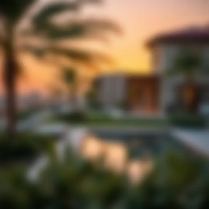 Investment Opportunities in Dubai Hills Club Villas Investment potential in Dubai Hills Club Villas captured in a scenic view