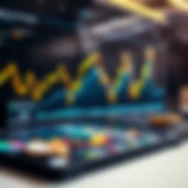 Economic indicators represented through charts and graphs