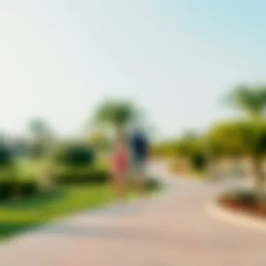 Lush green community park within Emaar Arabian Ranches III highlighting outdoor lifestyle