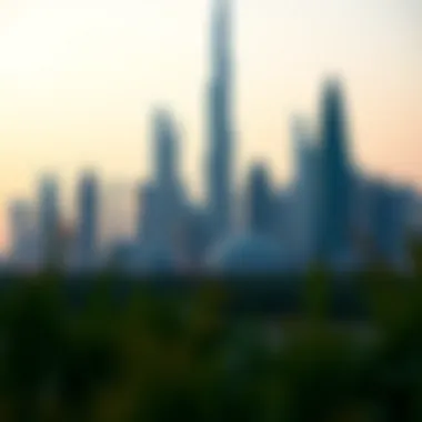 Dubai skyline showcasing Emaar projects