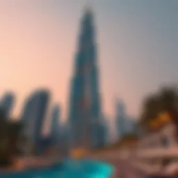 Emaar's iconic skyscraper in Dubai