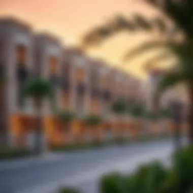 Emaar South Residential Design Architectural rendering of residential units in Emaar South