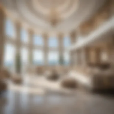 Luxurious Penthouse Interior Luxury interior of a penthouse in Eome Palm Jumeirah