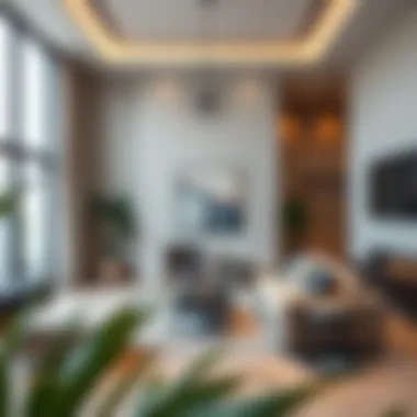 Stylish Interior of a Modern Town House Stylish interior of a modern Dubai town house