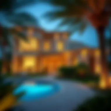 Stunning Villa Design in Dubai Luxurious villa exterior in Dubai