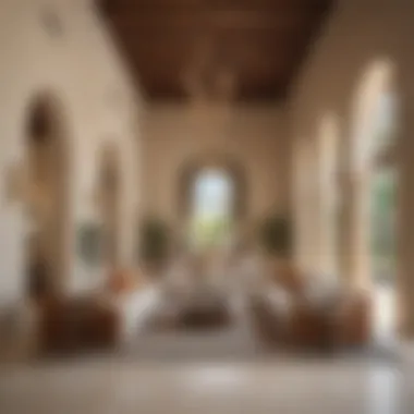 Elegant Interior of Al Barari Villas Interior design featuring modern luxury in Al Barari