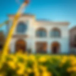 Luxurious villa exterior in Al Barsha