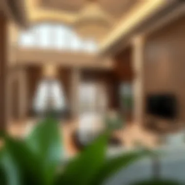 Contemporary Interior Design of Al Furjan Townhouses Interior design of a contemporary Al Furjan townhouse featuring spacious living area