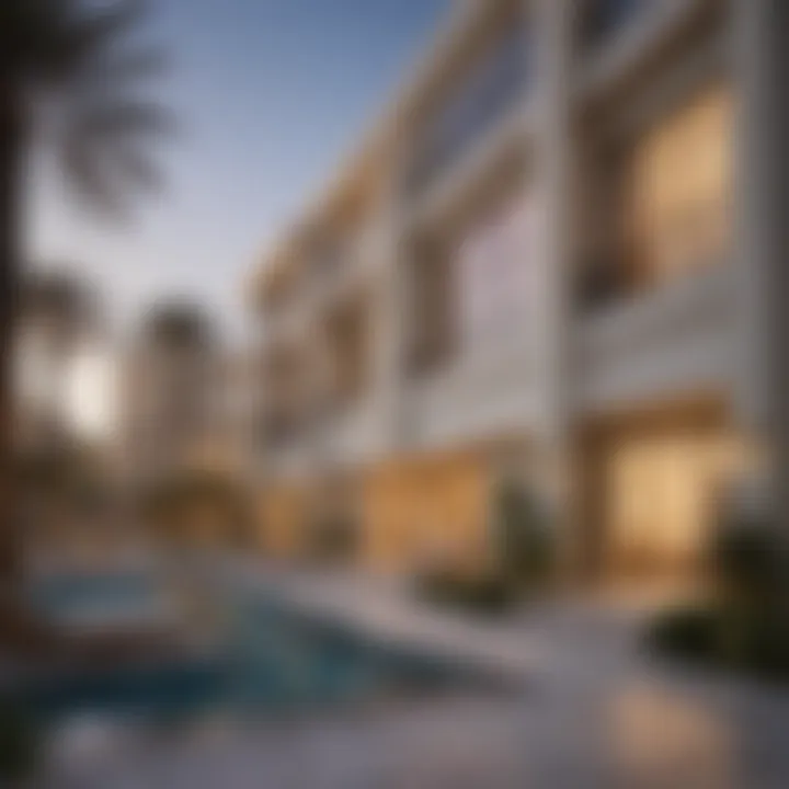 Modern amenities available in Al Mahra's residential area