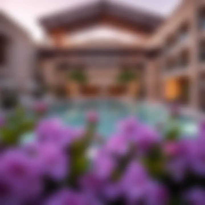 Community amenities including pools and recreational areas at Al Waha Villas