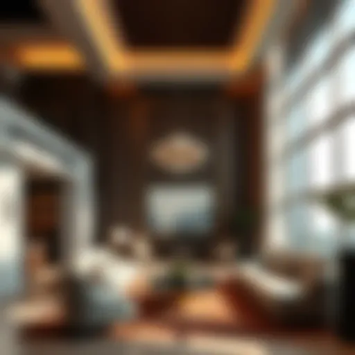 Luxurious interior design of Amaya Dubai