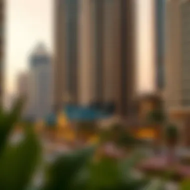 Vibrant Cityscape Surrounding Amaya Dubai Vibrant cityscape surrounding Amaya Dubai