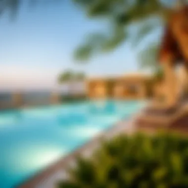 Luxurious amenities featuring a serene pool area in Arabella