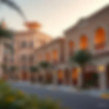 Street view of residential properties in Arabella demonstrating architectural elegance