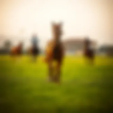 Equestrian Lifestyle in Arabian Ranches Equestrian lifestyle with horses in Arabian Ranches