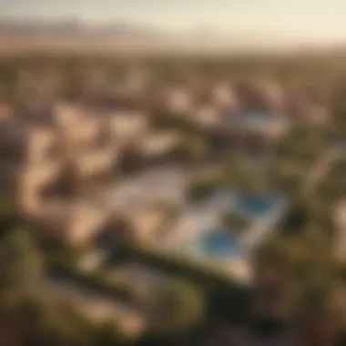 Architectural Marvels of Arabian Ranches Terranova Stunning view of Arabian Ranches Terranova architecture