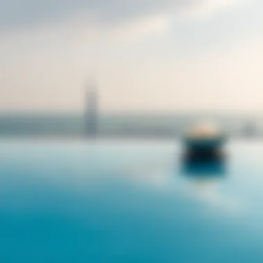 Breathtaking Infinity Pool Experience Infinity pool with sea view at Bvlgari Resort Dubai