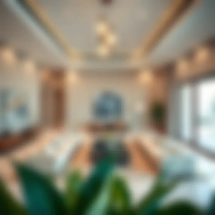 Interior of a modern villa in Caya Arabian Ranches 3, highlighting spacious living areas and elegant design