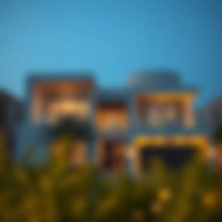 Modern villa showcasing Dubai's unique architectural style