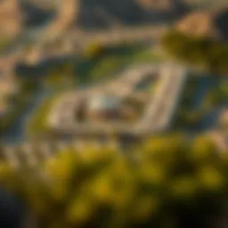 Detailed layout of Damac Hills community
