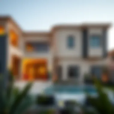 Stunning Villa Design at Damac Hills Elegant architectural design of a villa in Damac Hills
