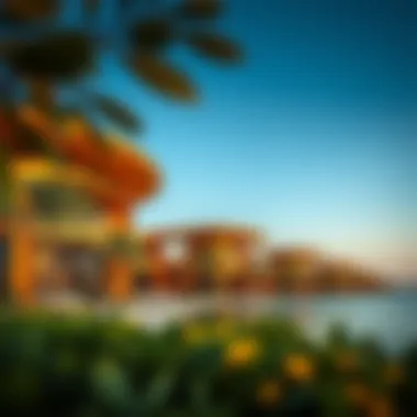 Stunning architectural view of Damac Lagoons showcasing its unique design