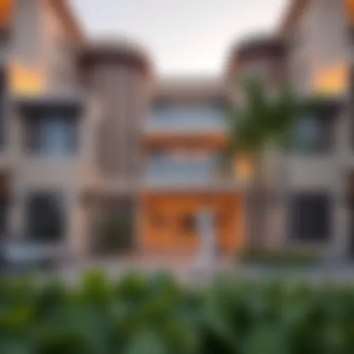 Stunning view of Damac Lagoons Townhouse architecture