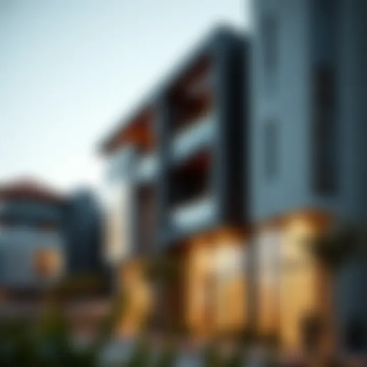 Modern architectural designs of residential properties in District One