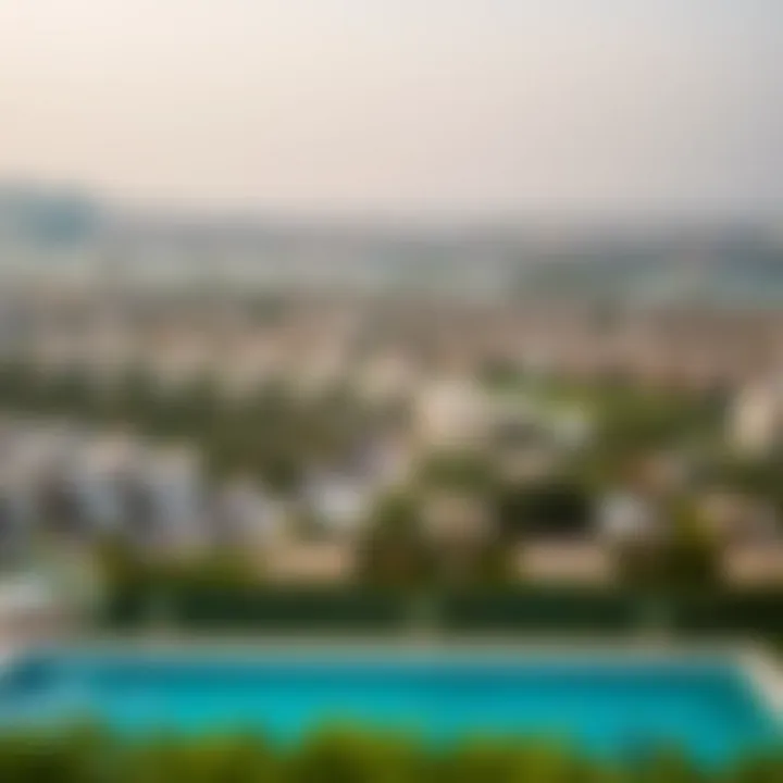 Stunning landscape view from District One villas