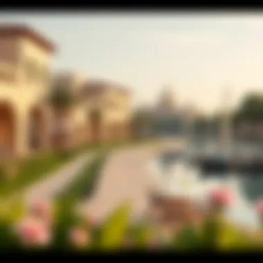 Lifestyle amenities available to residents of Dubai Canal Villas including parks and waterfronts