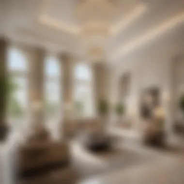 Elegant Interiors: The Essence of Luxury Living Luxurious interior design featuring spacious living areas in a Dubai Hills villa
