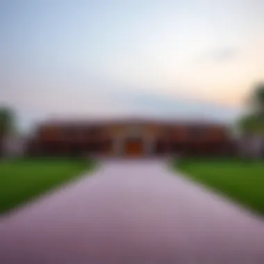 Stunning view of the Dubai Polo and Equestrian Club's facilities