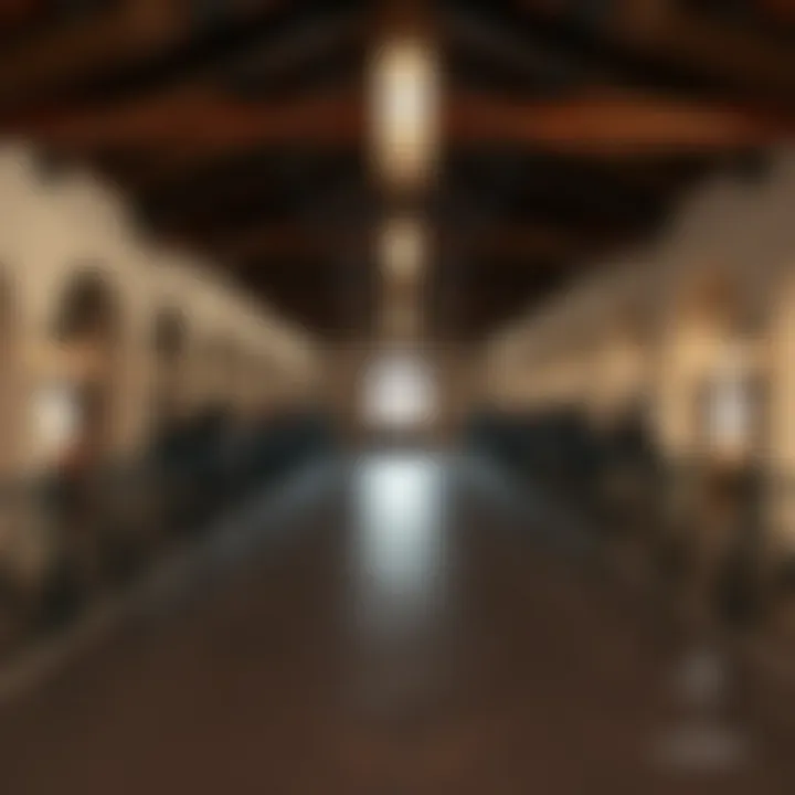 Luxurious stables and equestrian grounds