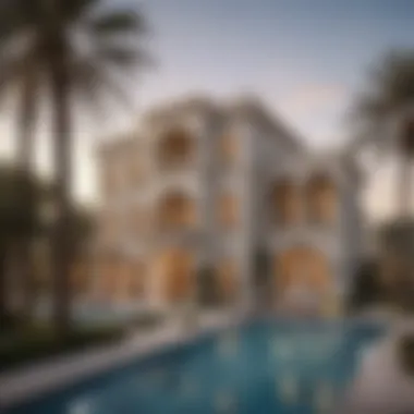 Luxurious Villa in Dubai Silicon Oasis Luxurious villa exterior in Dubai Silicon Oasis