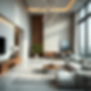 Contemporary Design in Dubai's Real Estate Modern interior of a Dubai property