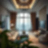 Luxury apartment interior showcasing elegant design