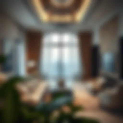 Luxury apartment interior showcasing elegant design