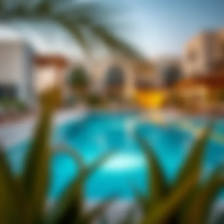 Community amenities at Emaar Fairway Villas including pool and recreational spaces
