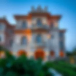 Luxurious European-inspired architecture in Dubai