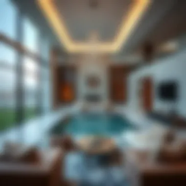 Luxurious interiors of Expo Villas showcasing modern design