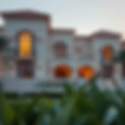 Exterior view of Furjan villas showcasing elegant architecture