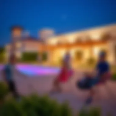 Residents enjoying leisure activities at the Arabian Ranches community