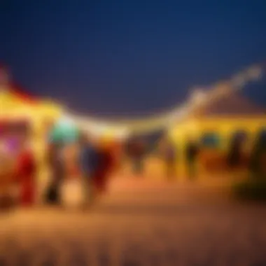 Local cultural festivities occurring near Hamriyah Beach.