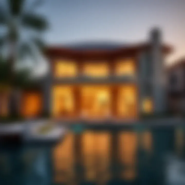 Waterfront Properties in Dubai Picturesque waterfront property in Dubai