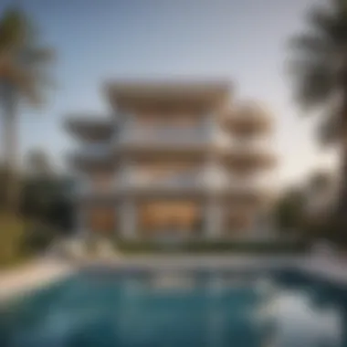 Panoramic View Villa in Palm Jumeirah Modern villa with panoramic views in Palm Jumeirah