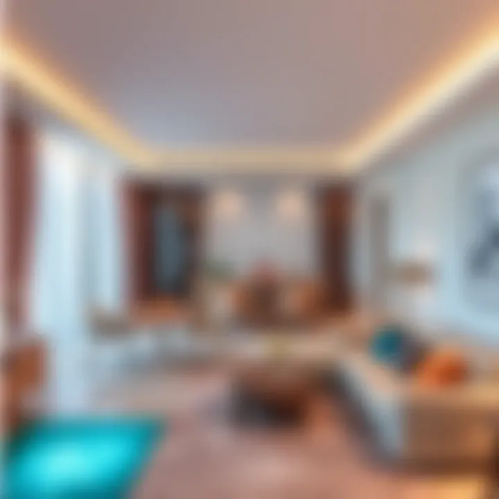 Modern apartment interiors showcasing Dubai lifestyle