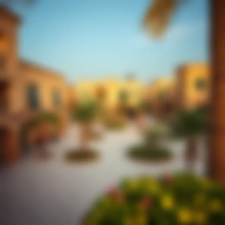 Vibrant community spaces in Dubai neighborhoods
