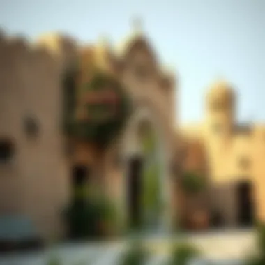 Historical landmarks within Jebal Ali Village highlighting its rich past.