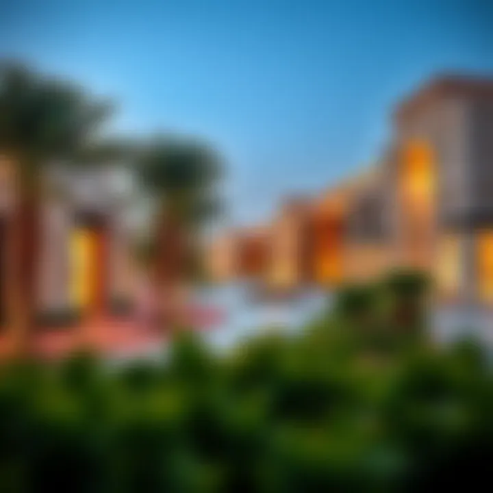 Local amenities of Jebal Ali Village including parks and shopping areas.