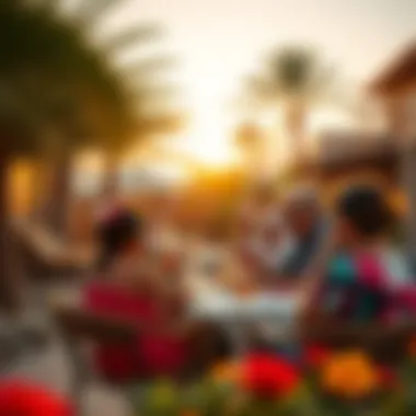 Community Life in Jouria Hills A vibrant community gathering in the heart of Jouria Hills